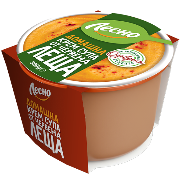 Домашна крем супа от червена леща