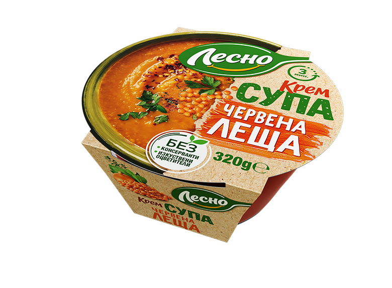 Супа червена леща