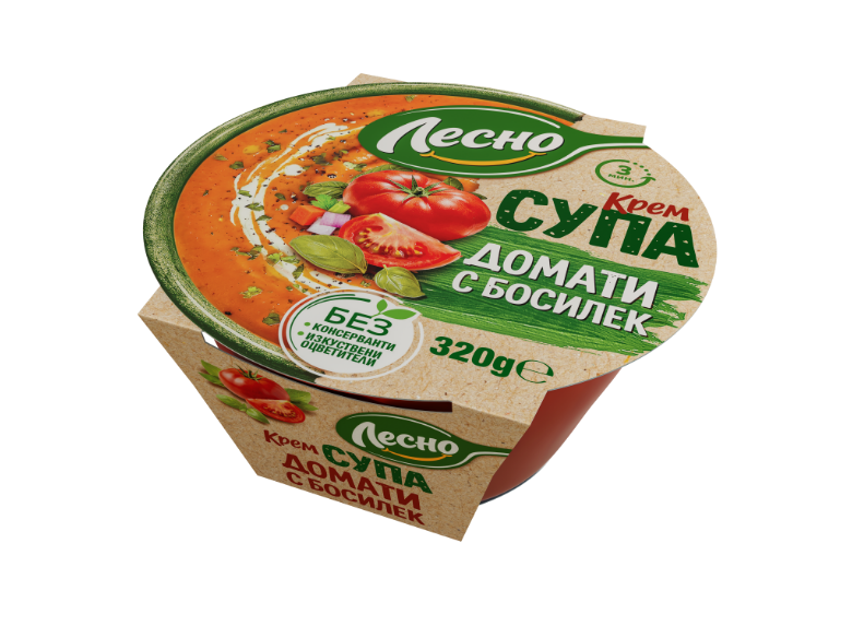 Крем супа домати с босилек