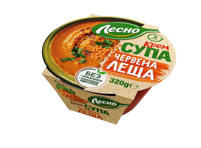 Крем супа от червена леща