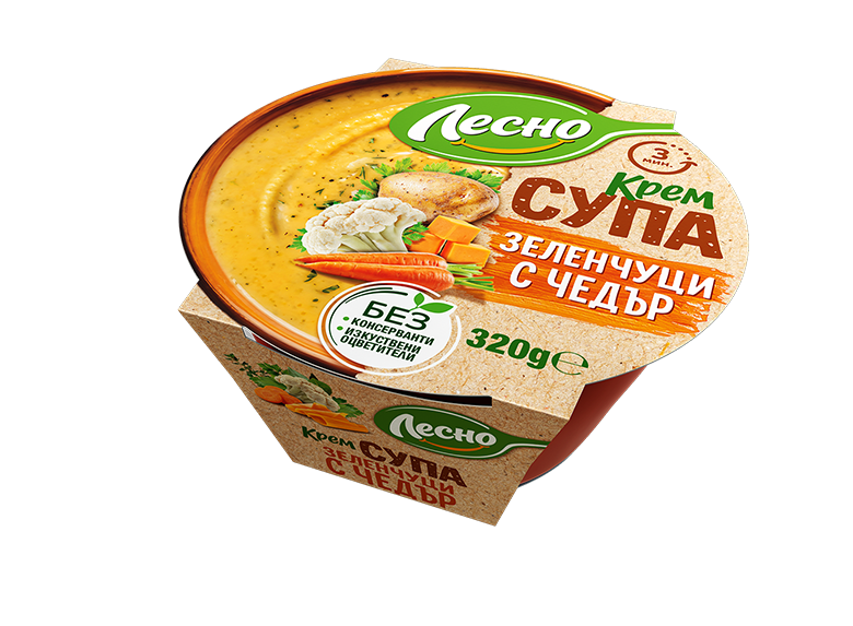 Крем супа с чедър